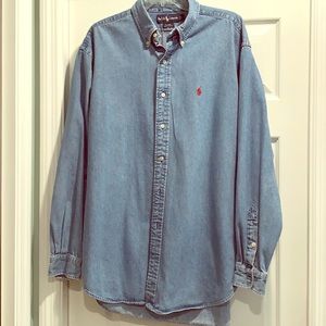 Ralph Lauren Vintage L Denim Shirt